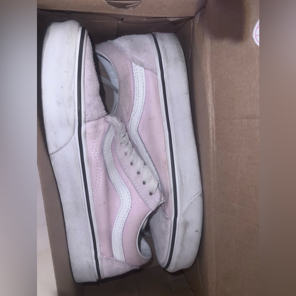 pink old skool vans 8.0